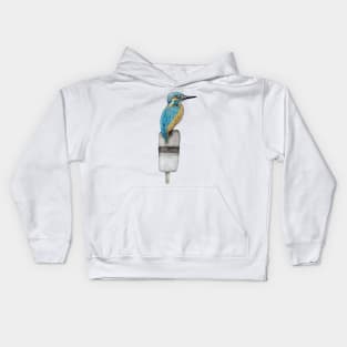 KIngfisher on ice 5 Kids Hoodie